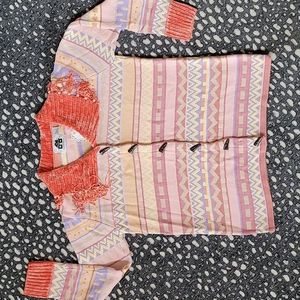 SALE!! Storybook Knits "Desert Wrap" Sweater Sz L NWT